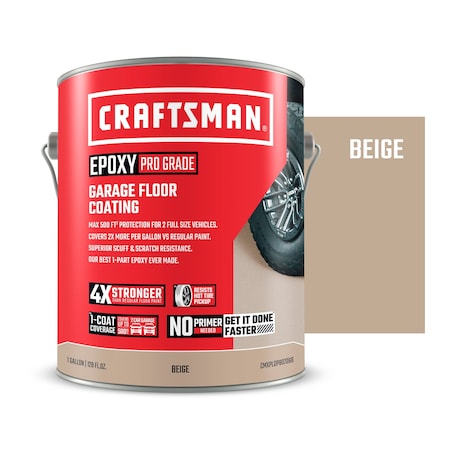 Craftsman Garage Floor Coating Beige CMXPLDP807066